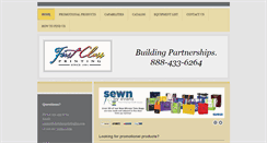 Desktop Screenshot of firstclassprintinginc.com